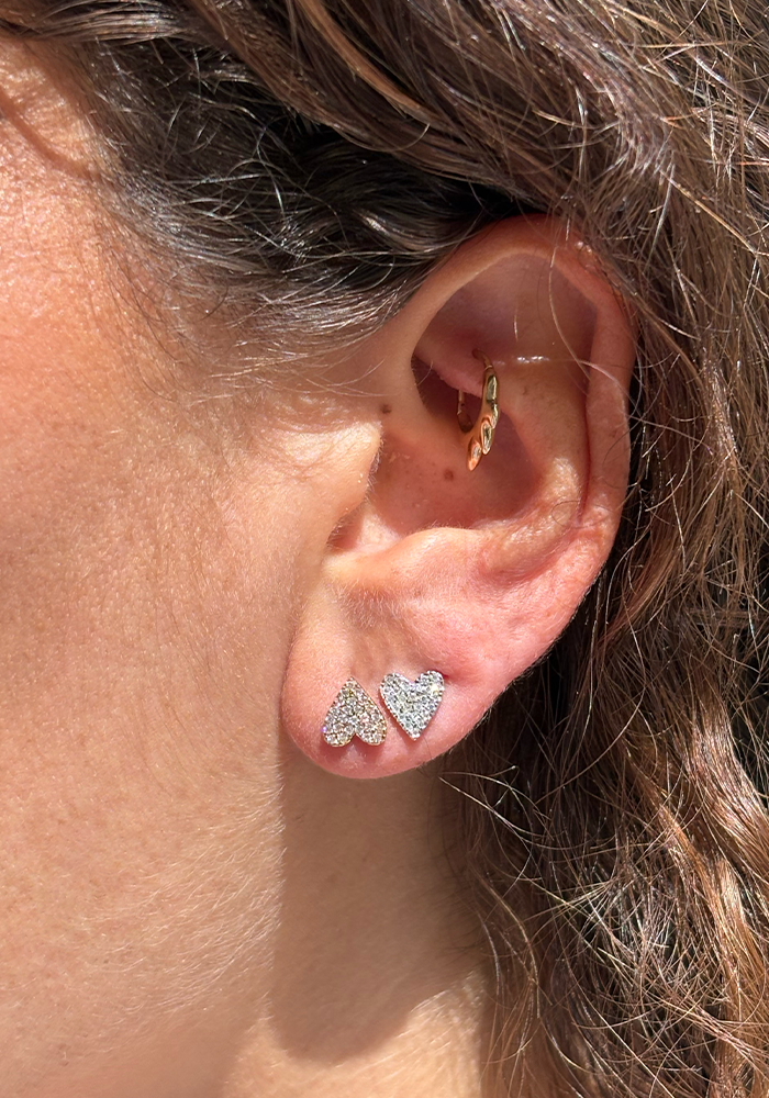 Boucles D'Oreilles Lisa Argentées - Maison Baika