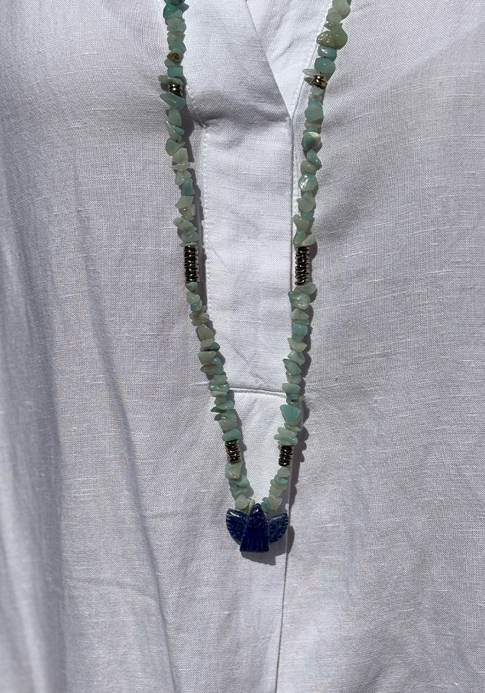 Sautoir Iris Lapis - Maison Baika