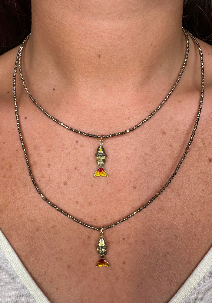 Collier Martia Doré - Maison Baika