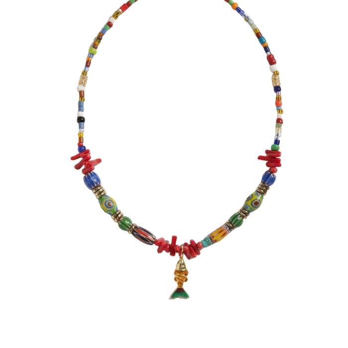 Collier Martia Poisson Jaune