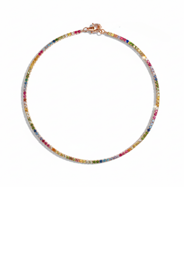 Collier Mindy Rivière Multicolore
