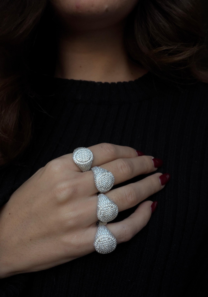 Bague Caroline - Argentée