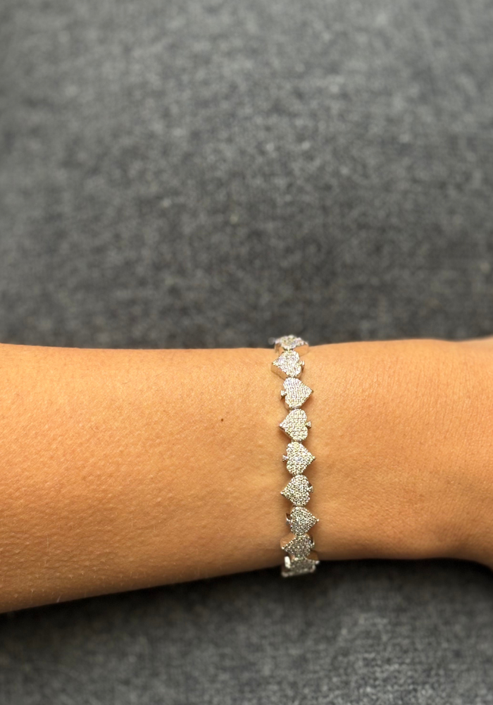 Bracelet Pique Plaqué Argent - Maison Baïka