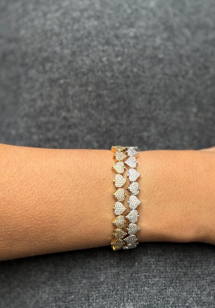 Bracelet Pique Plaqué Argent - Maison Baïka