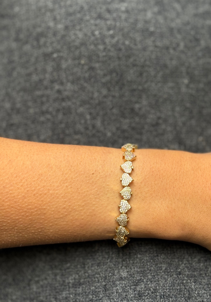 Bracelet Pique Plaqué Or - Maison Baïka

