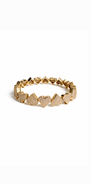 Bracelet Coeurs - Doré