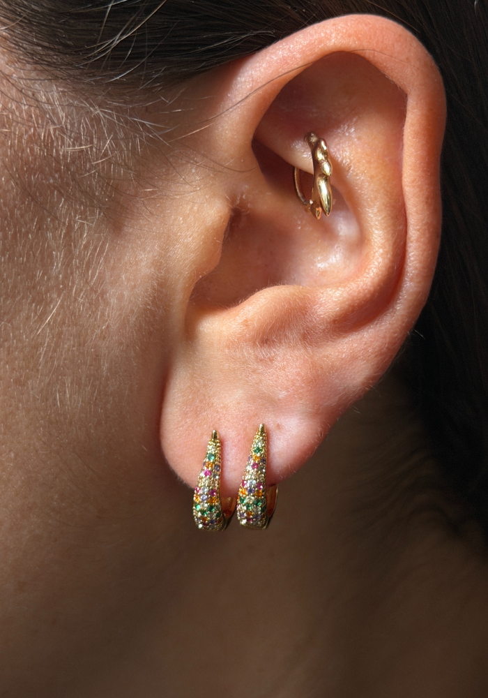 Créoles Georgy - Multicolores - Petit Modèle