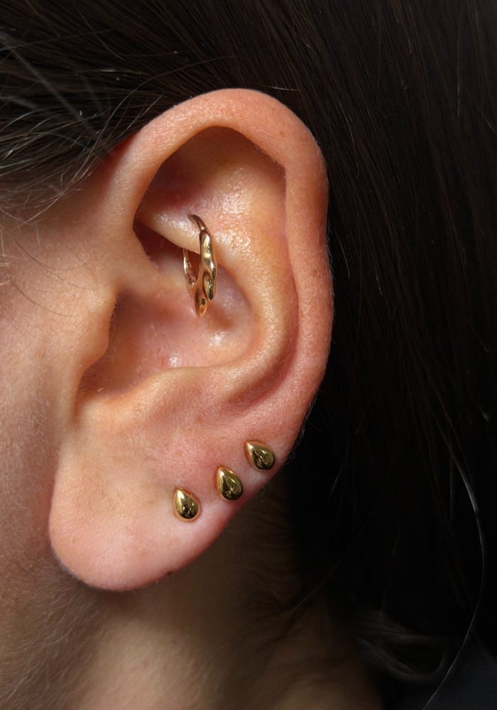 Puces Jimmy - Petit Modèle - Dorées