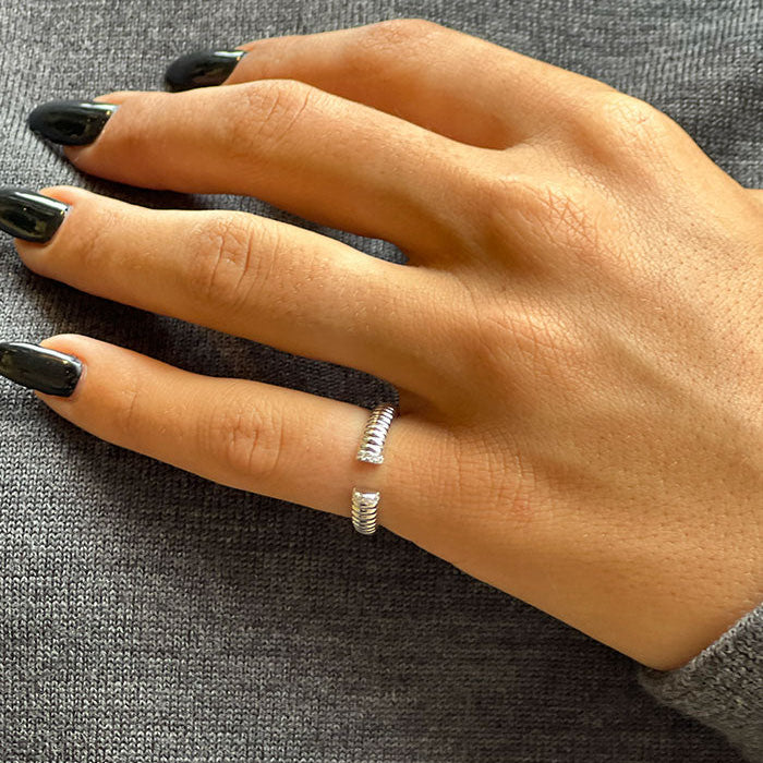 Bague Dina Argent - Maison Baika