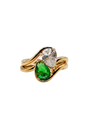 Bague Mary Jane Verte - Maison Baika