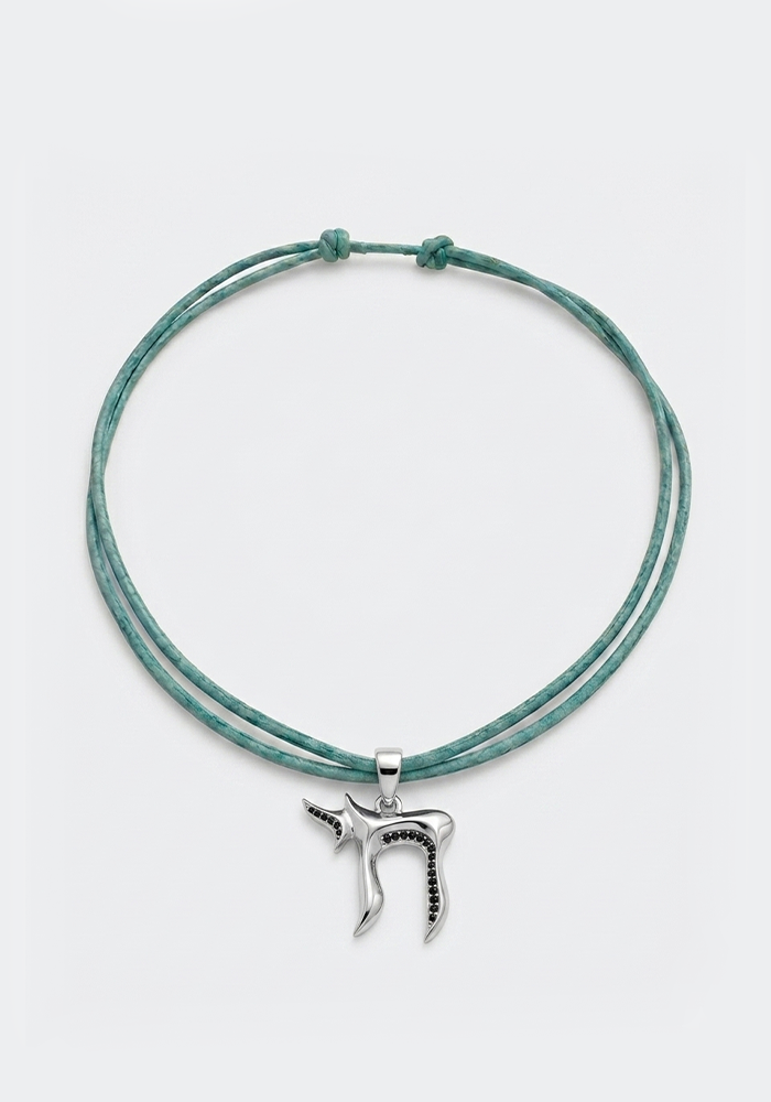 Collier Haï - Argenté - Noir