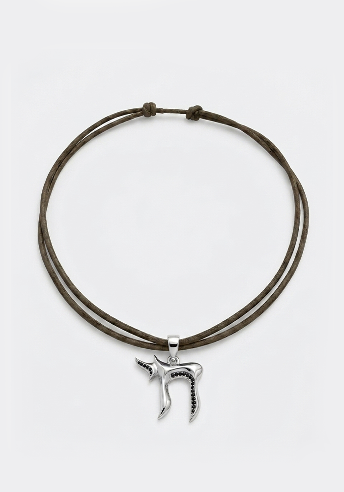 Collier Haï - Argenté - Noir