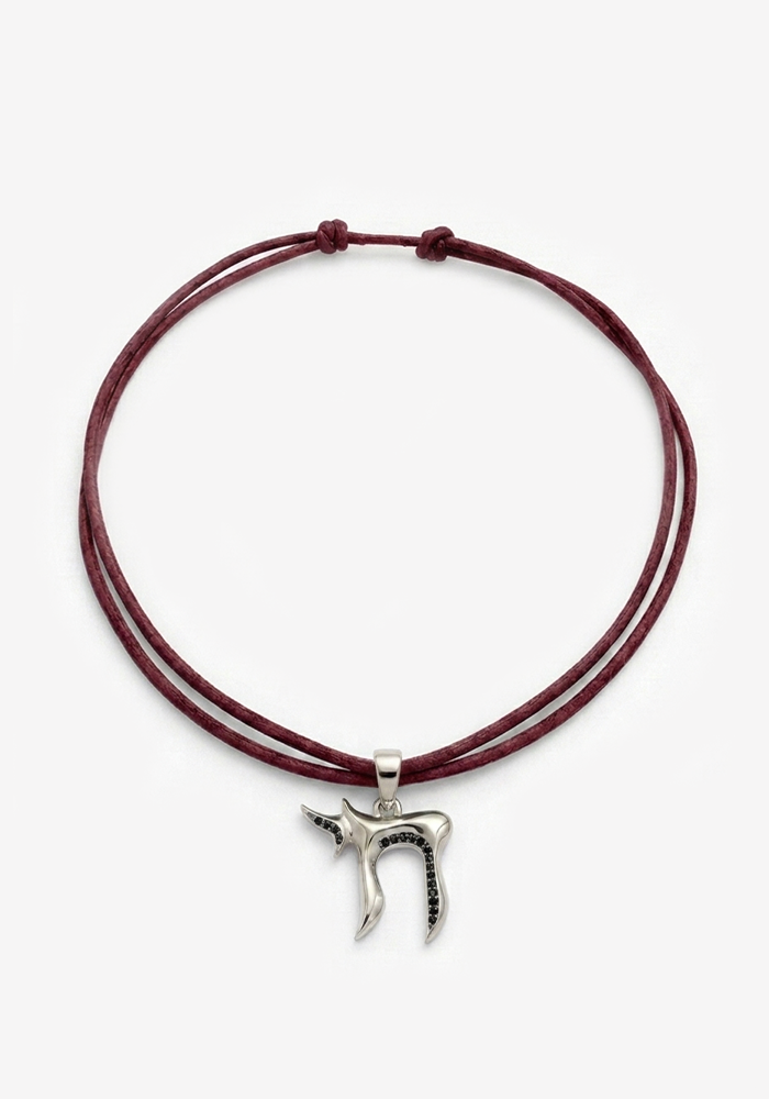 Collier Haï - Argenté - Noir
