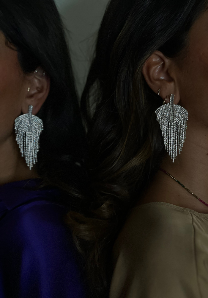 Boucles D’Oreilles Phoebe Argent - Maison Baïka