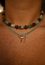 Collier HaÏ - Doré - Multicolore - Maison Baïka