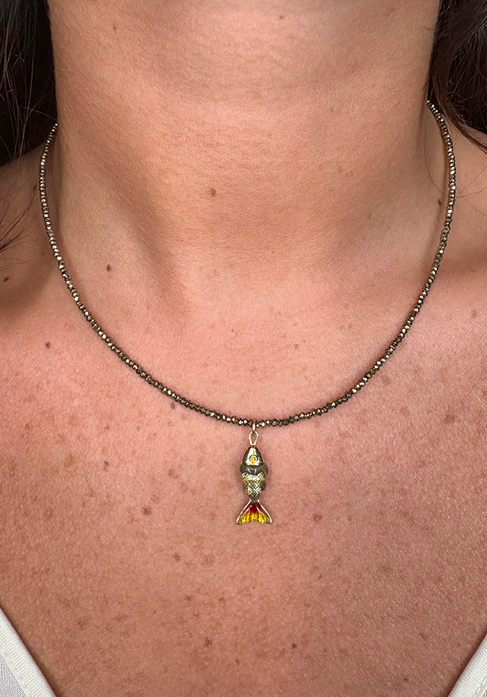 Collier Martia Doré - Maison Baika