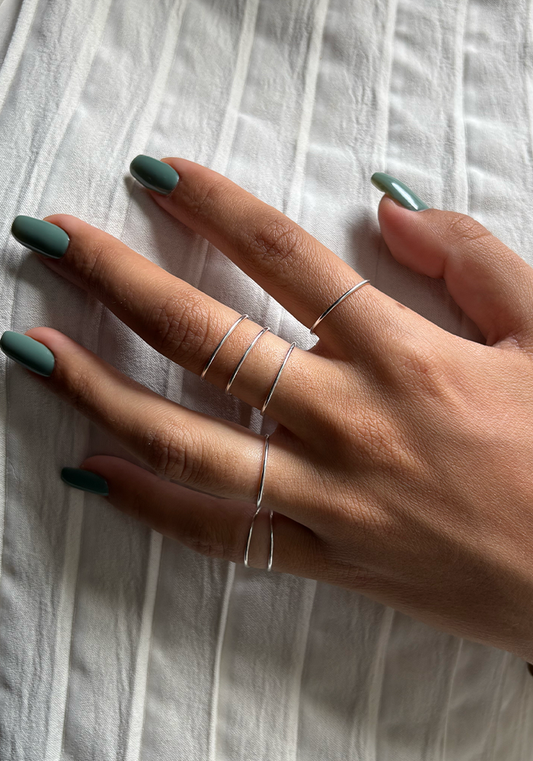 Bague Sally Argentée - Maison Baika