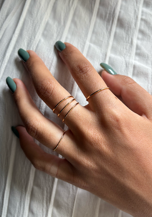 Bague Sally Dorée - Maison Baika

