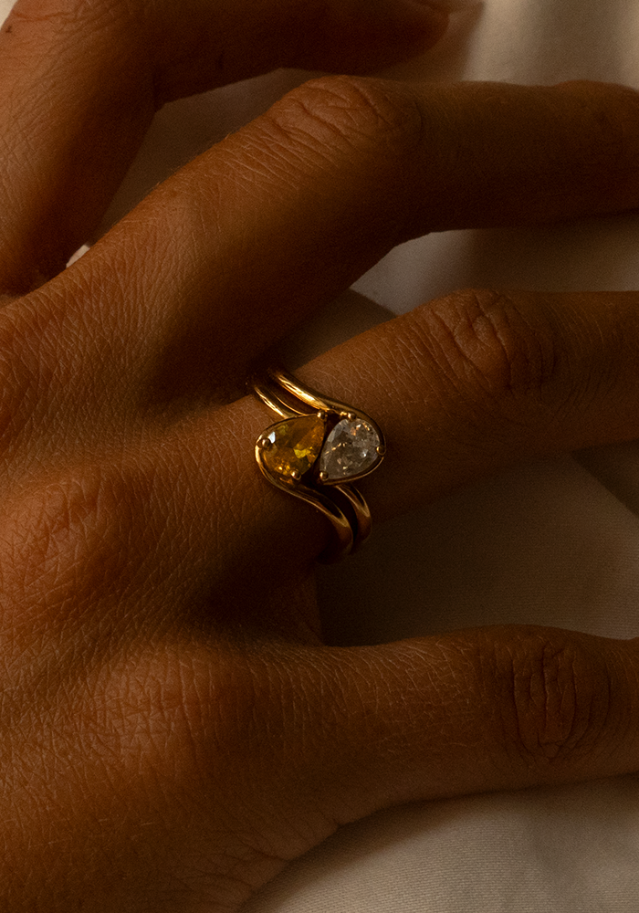 Bague Double Mary Jane - Maison Baika
