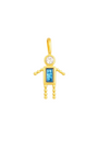 Pendentif Enfant Personnalisable | Charm Doré | Maison Baïka