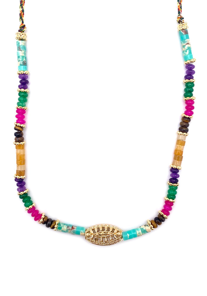 Collier Avara Multicolore - Maison Baïka