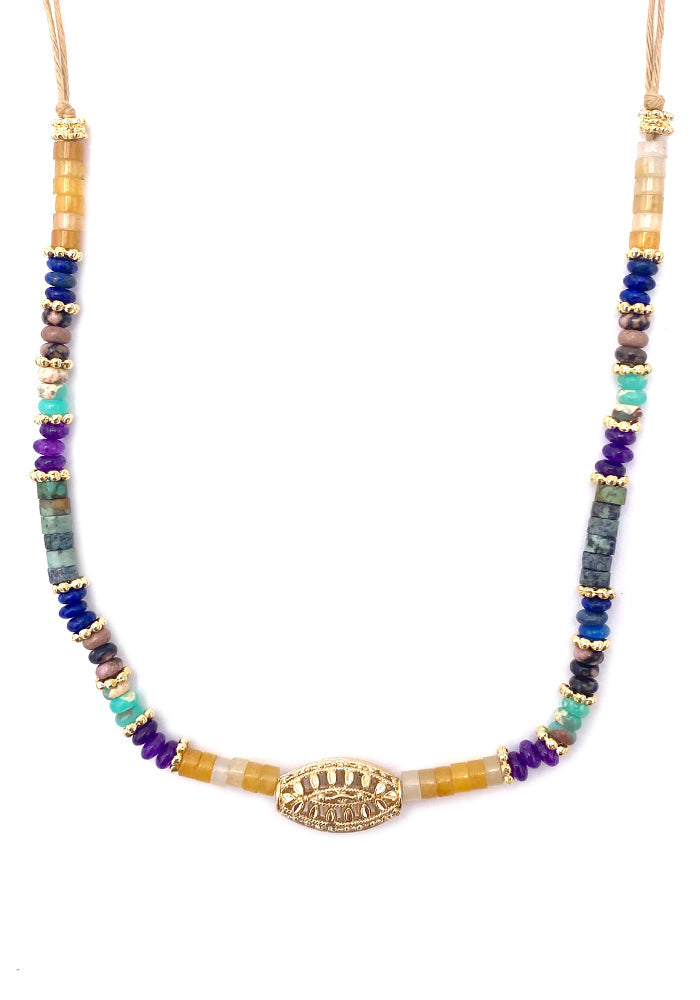 Collier Isana Multicolore - Maison Baïka