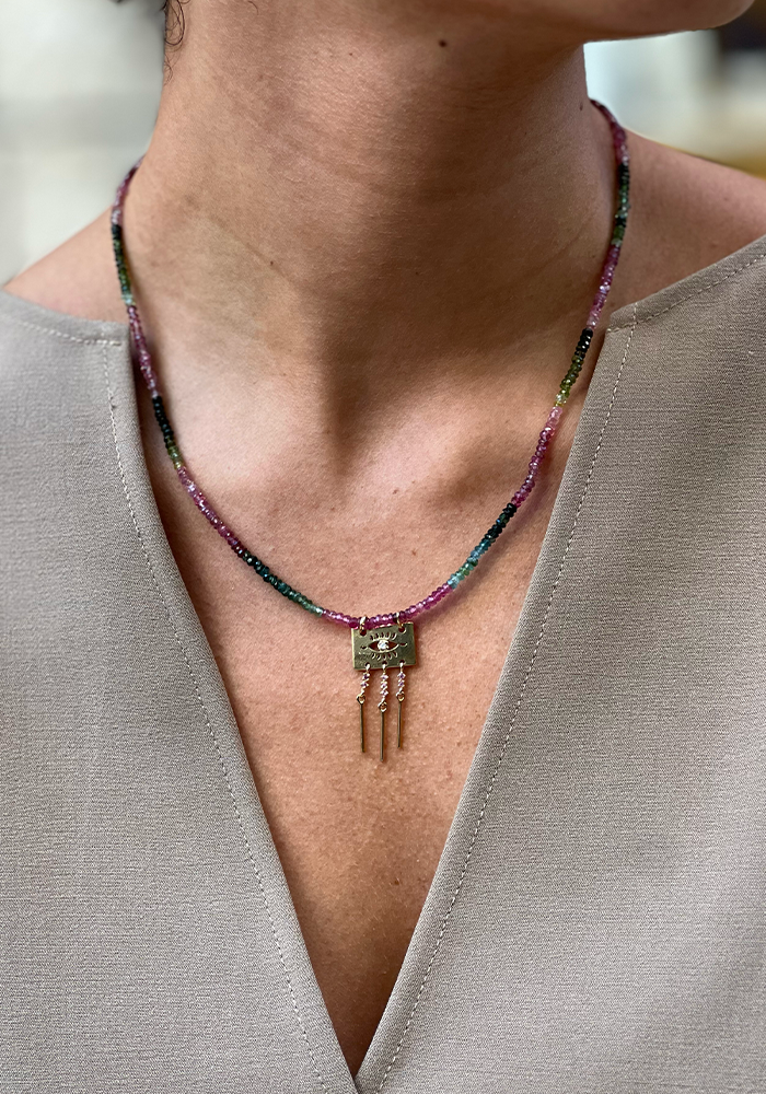 Collier Marilou Tourmaline - Maison Baïka