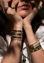 Bracelet Coeurs - Doré - Maison Baïka