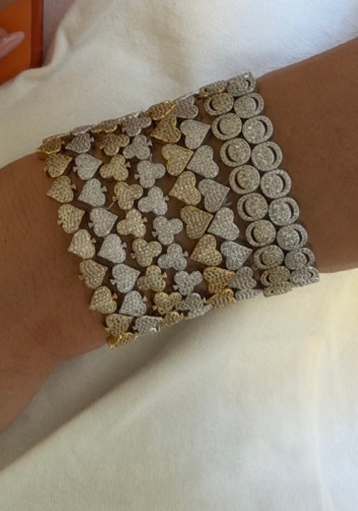 Bracelet Trèfles - Doré