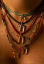 Collier HaÏ - Argenté- Maison Baïka