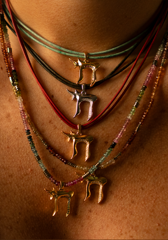Collier HaÏ - Argenté- Maison Baïka