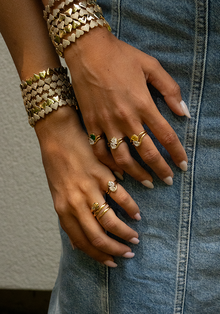 Bague Double Mary Jane - Maison Baika