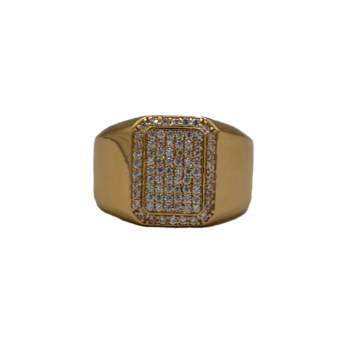 Bague Patou Plaqué Or - Maison Baika