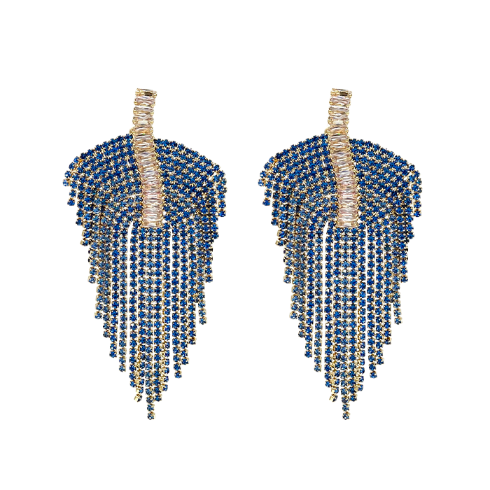 Boucles D'Oreilles Phoebe Bleu Pastel - Maison Baïka
